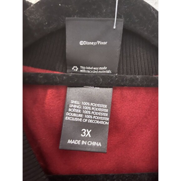 Disney Pixar The Incredibles Dash Parr Logo Varsity Jacket Large NWT - Picture 6 of 13